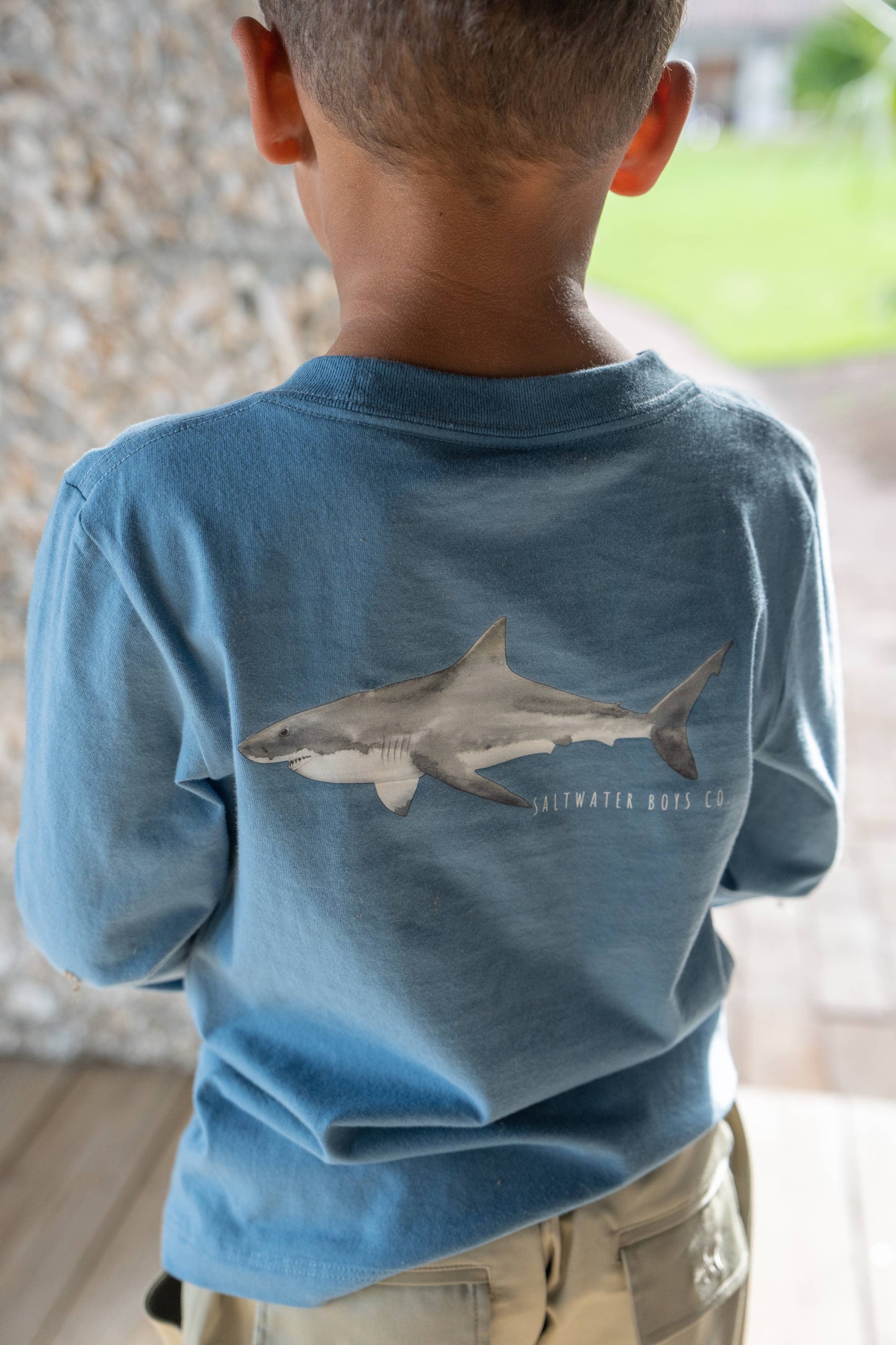 Great White Graphic Pocket Tee Surf