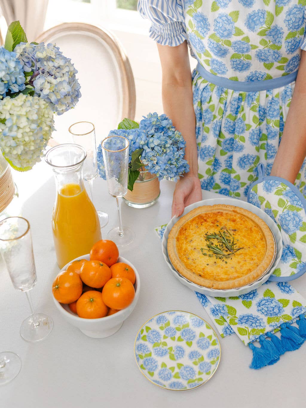 Appetizer Plate | Hydrangea