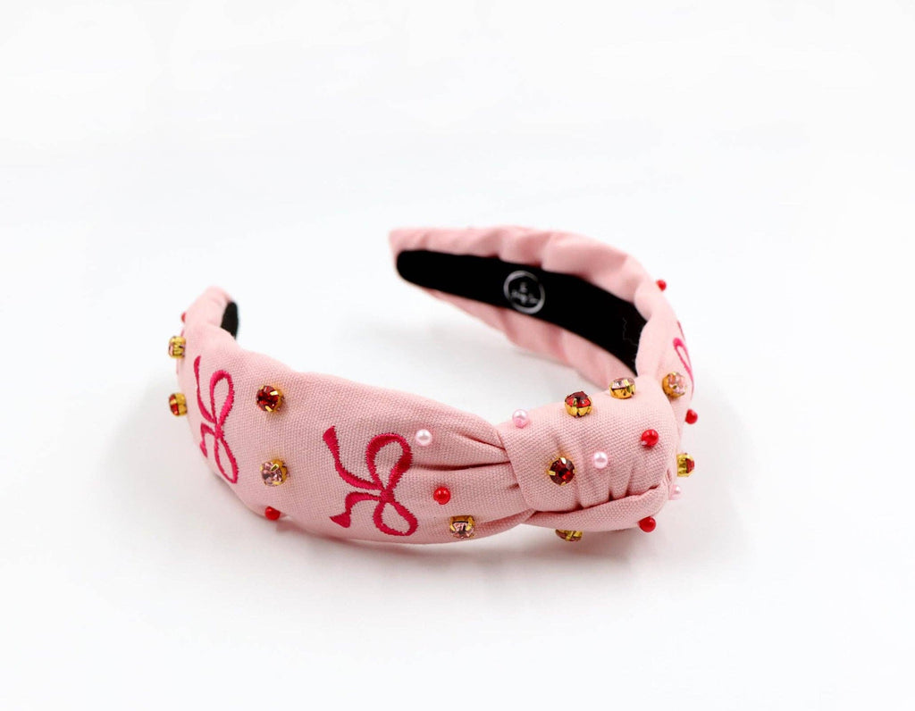  Kid and Tween Pink Bow Knotted Headband