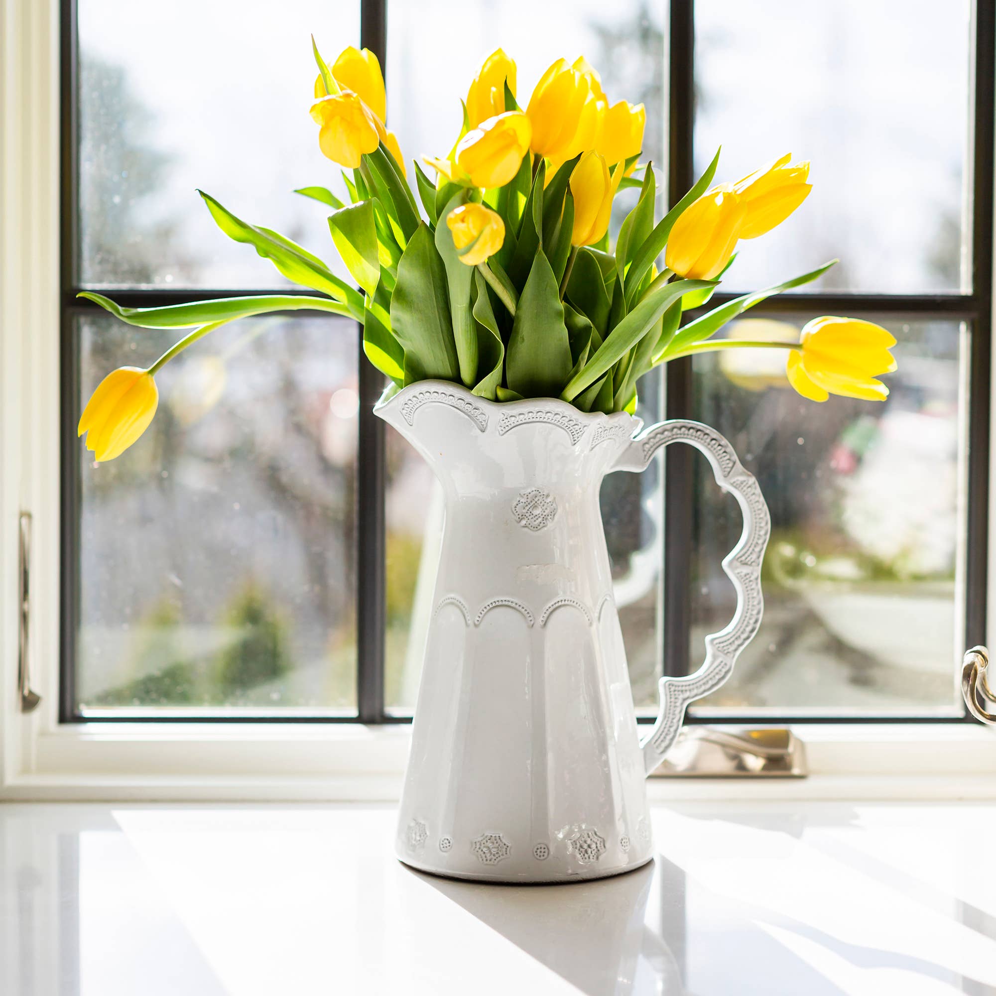 Merletto Antique Scalloped Pitcher