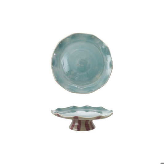 11"Rd Stoneware Pedestal