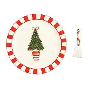 Tree Cookie Plate Set