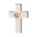 Gold Heart Cross