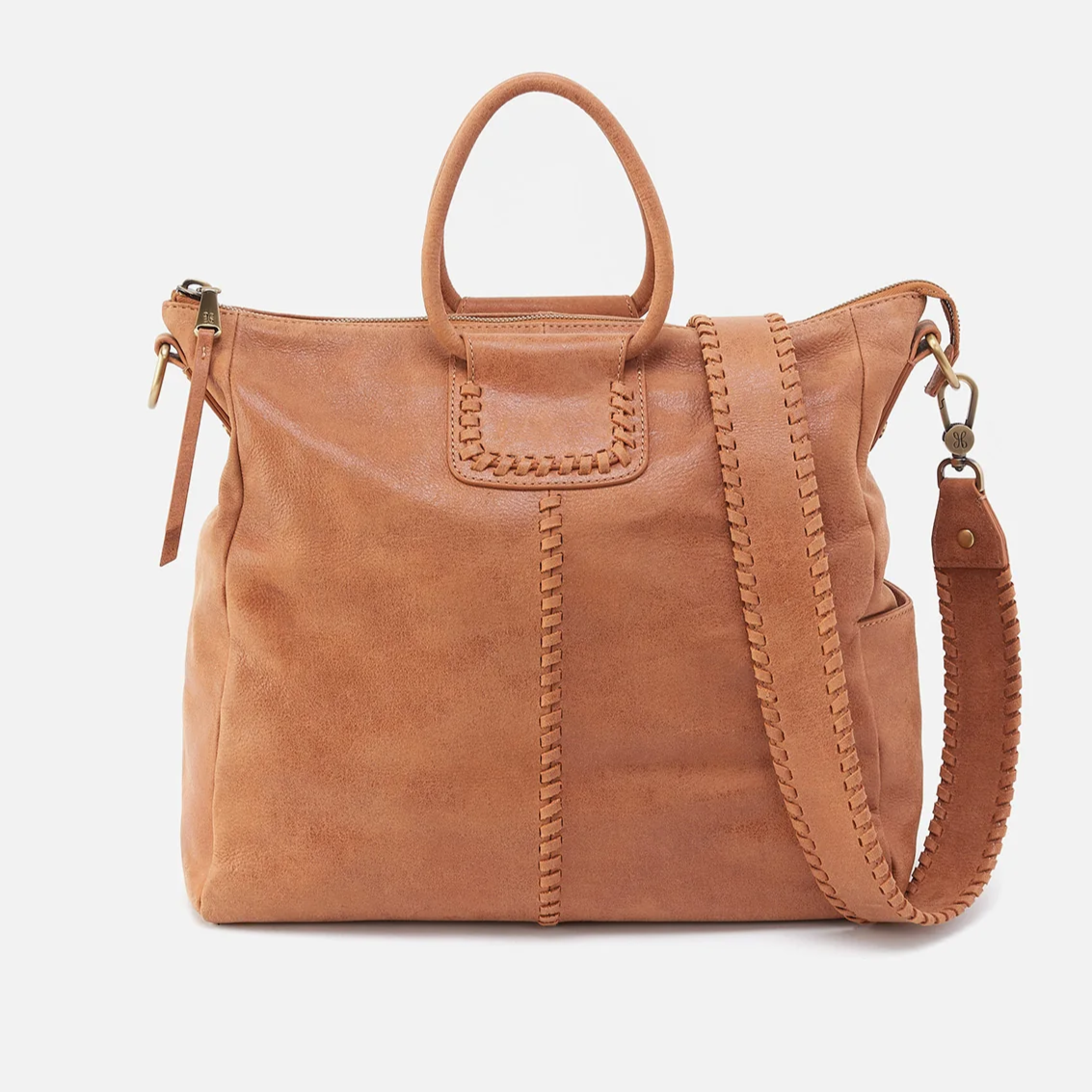 Shelia Large Tote - Whiskey