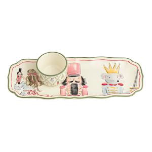 Nutcracker Tray and Tidbit Set