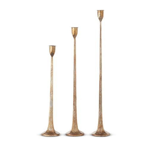 gold taper candlesticks