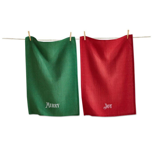 merry and joy towel set