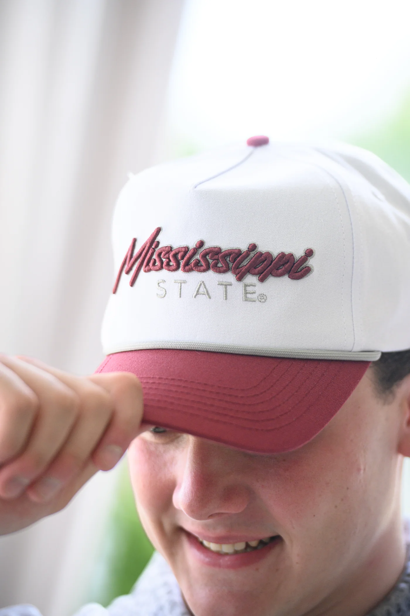 MSU Raised Script Hat