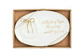 World Rejoices Gold Edge Plate