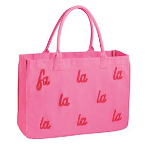 Pink Falala Tote Bag
