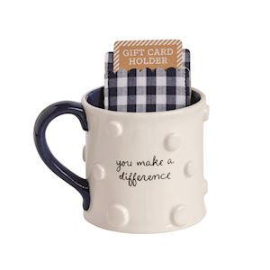 Blue Thank You Mug