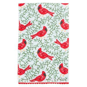 All Over Cardinal Tea Towel