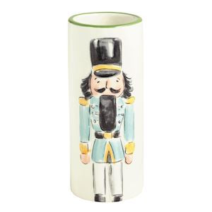 Small Nutcracker Bud Vase