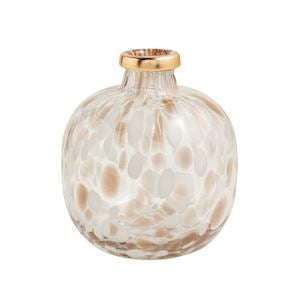 Large White and Tortoise Vase