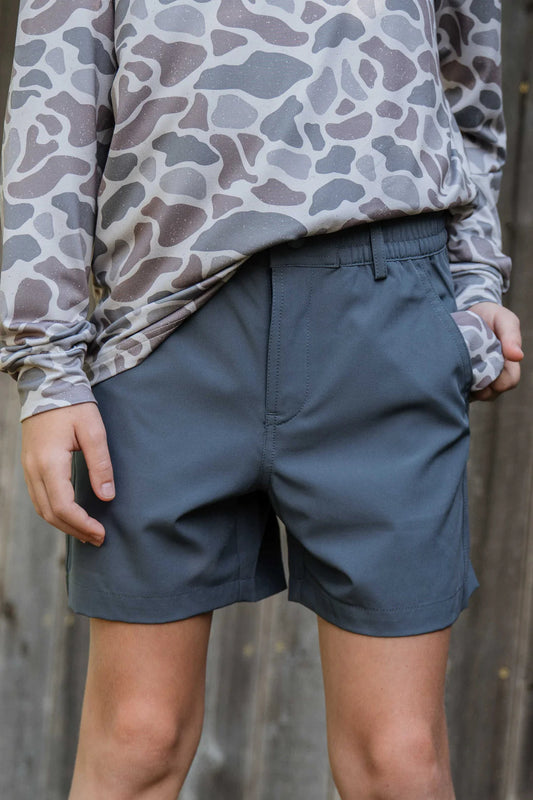youth grey everyday shorts