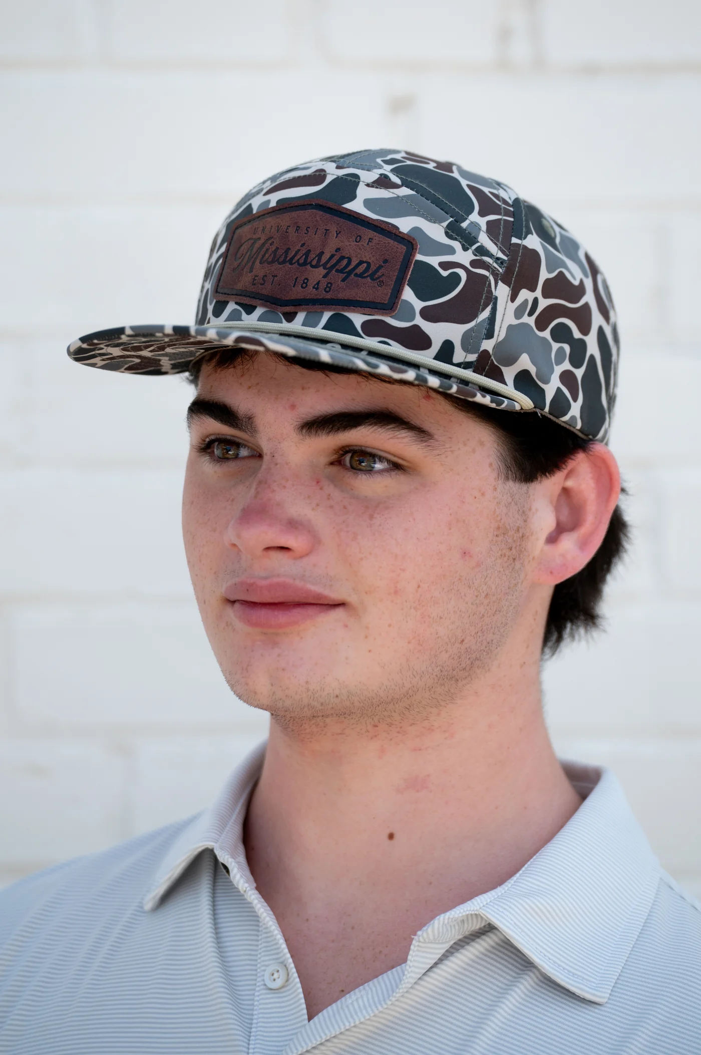 Ole Miss Camo Patch Cap
