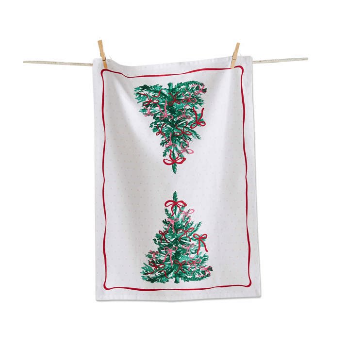 very merry dishtowel