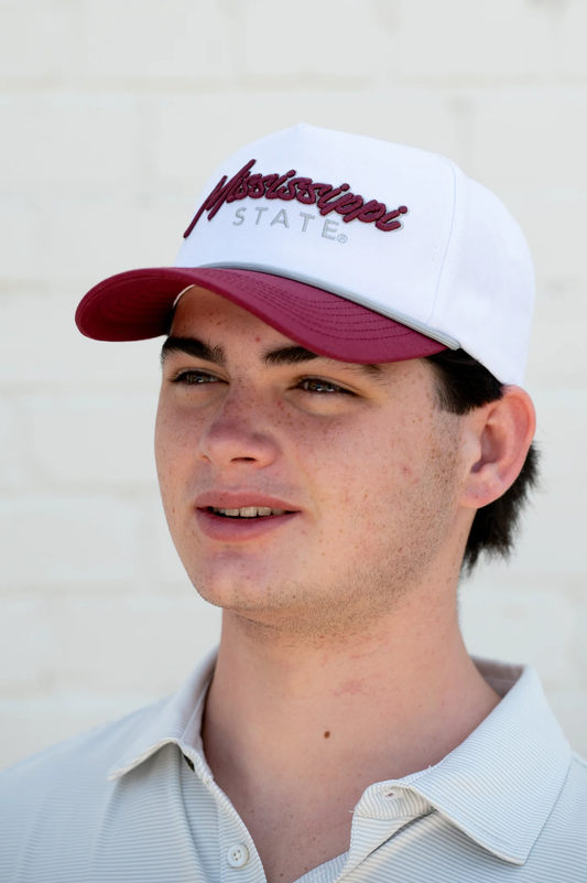 MSU Raised Script Hat