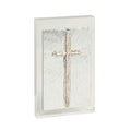 Silver Cross Acrylic Plaque