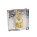 Church Acrylic Block Silver and Gold