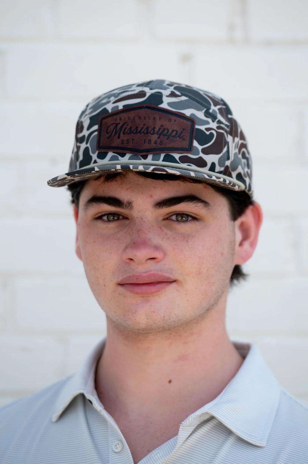 Ole Miss Camo Patch Cap