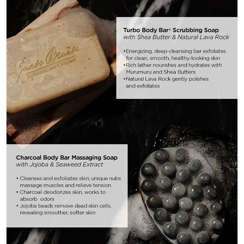 Turbo Body Bar Scrubbing Soap, 6 oz