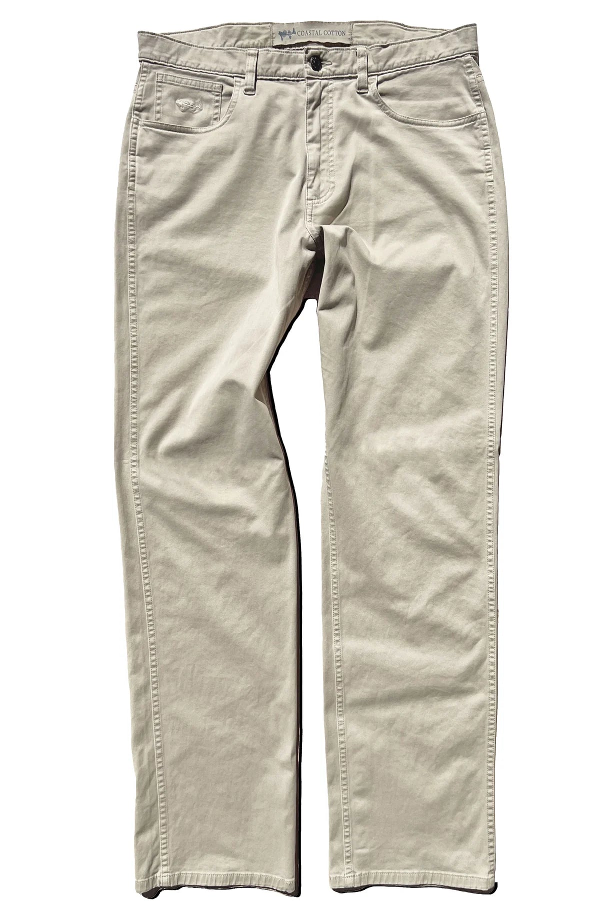 khaki twill five pocket pant