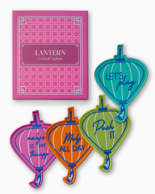 lantern cocktail napkins