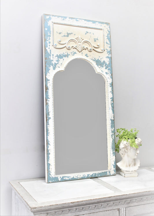 distressed mirror
