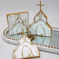 handprinted church