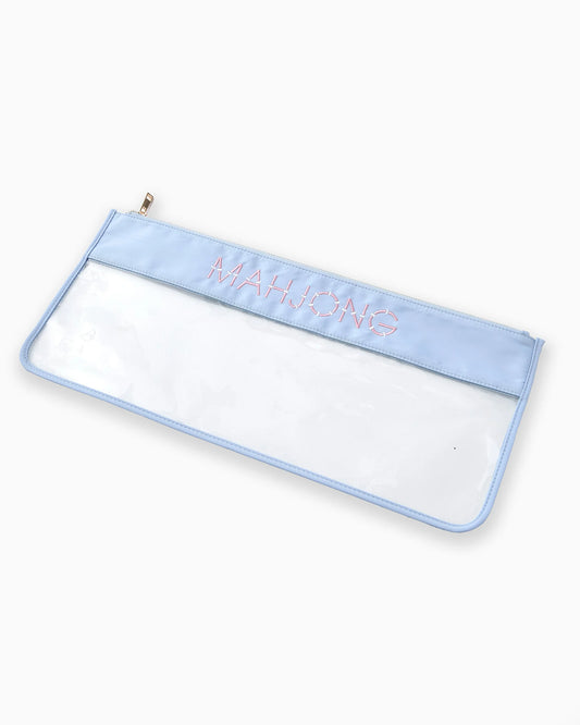 light blue bamboo tile bag