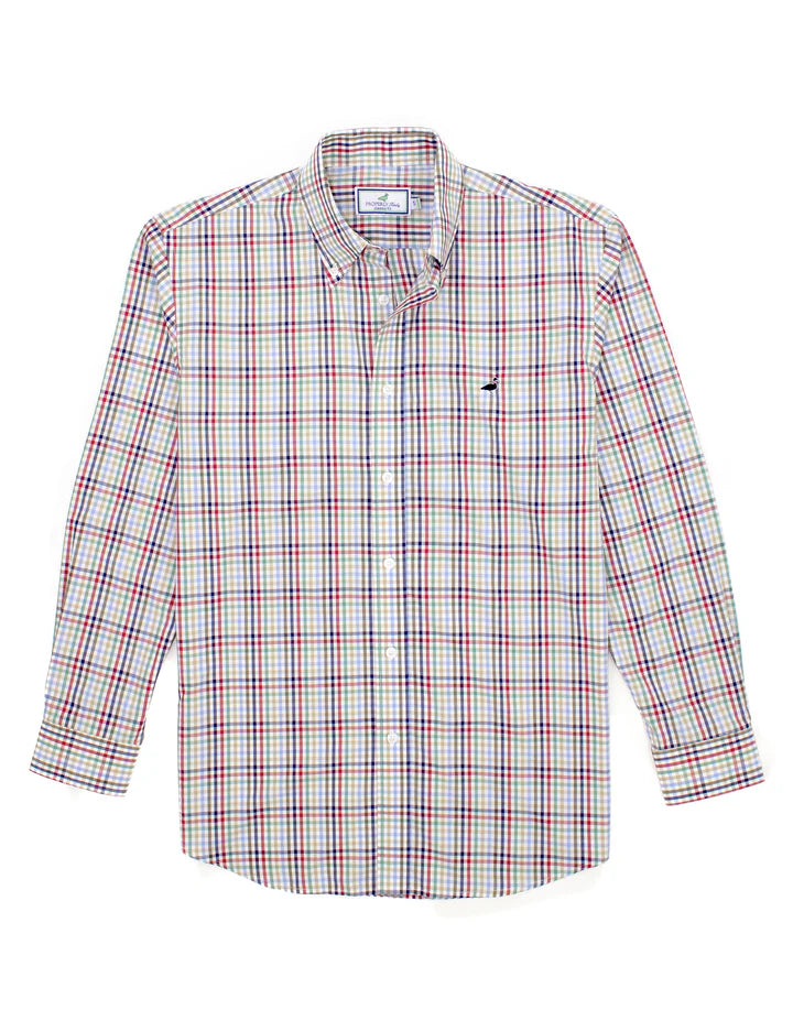 autumn trail button down