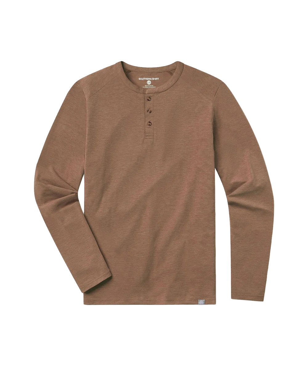 Walnut Max Comfort Henley LS
