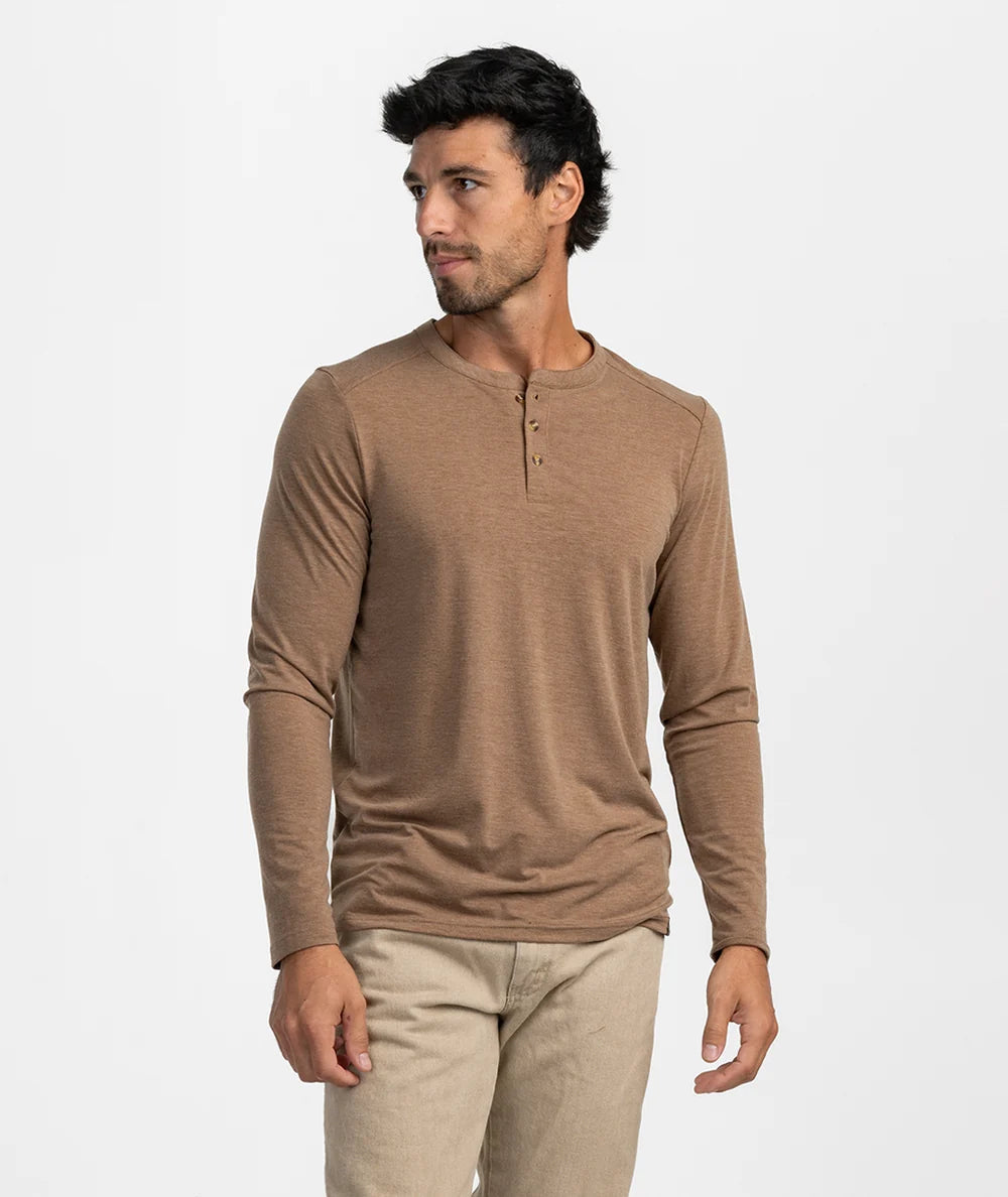 Walnut Max Comfort Henley LS