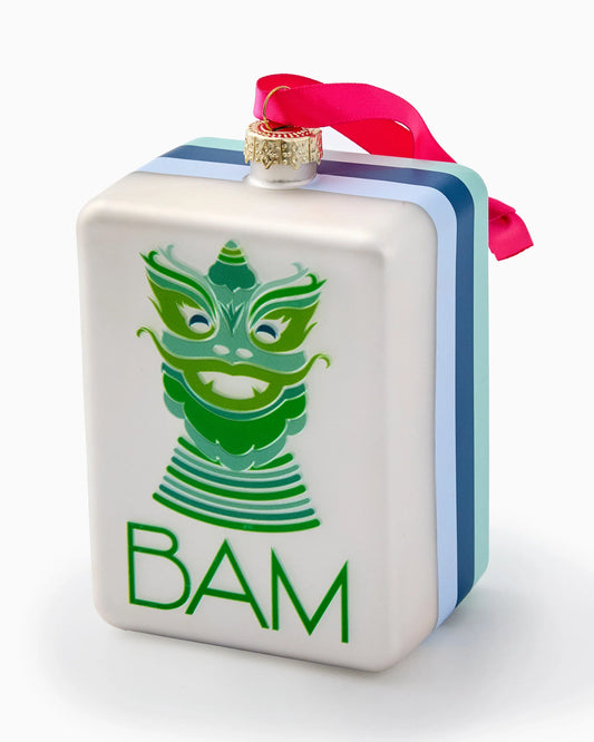 mint dragon ornament