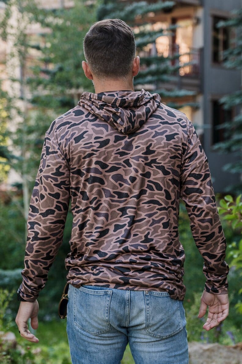 gauge camo performance hoodie