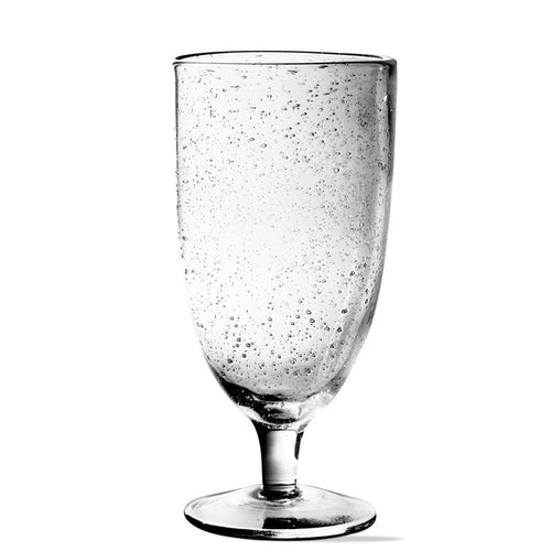 BUBBLE GLASS TALL GOBLET