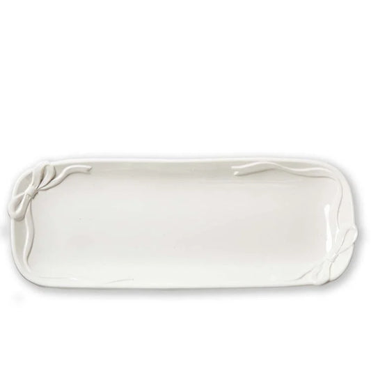 very merry bow platter
