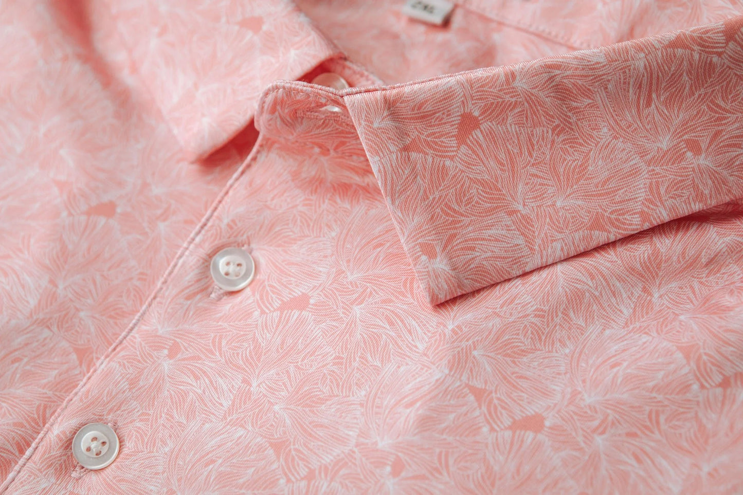 peach fade polo