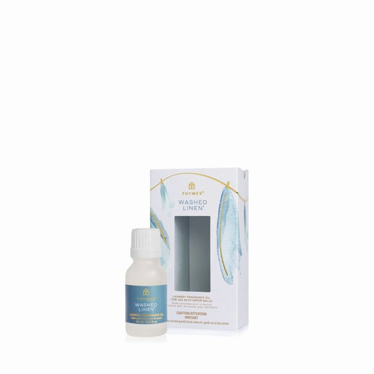 Washed Linen Wool Dryer Balls & Laundry Fragrance Oil Set