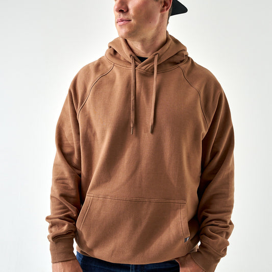 Heather Brown Fleece Hoodie