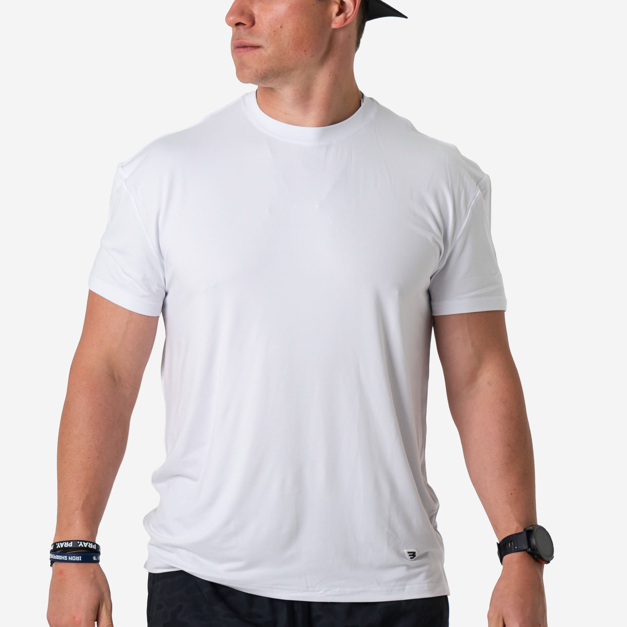 White Go To Tee