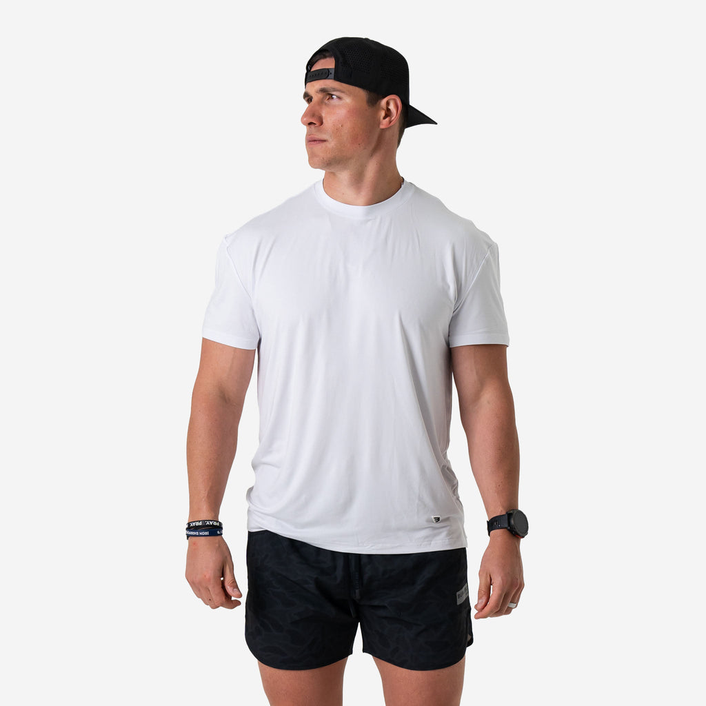 White Go To Tee