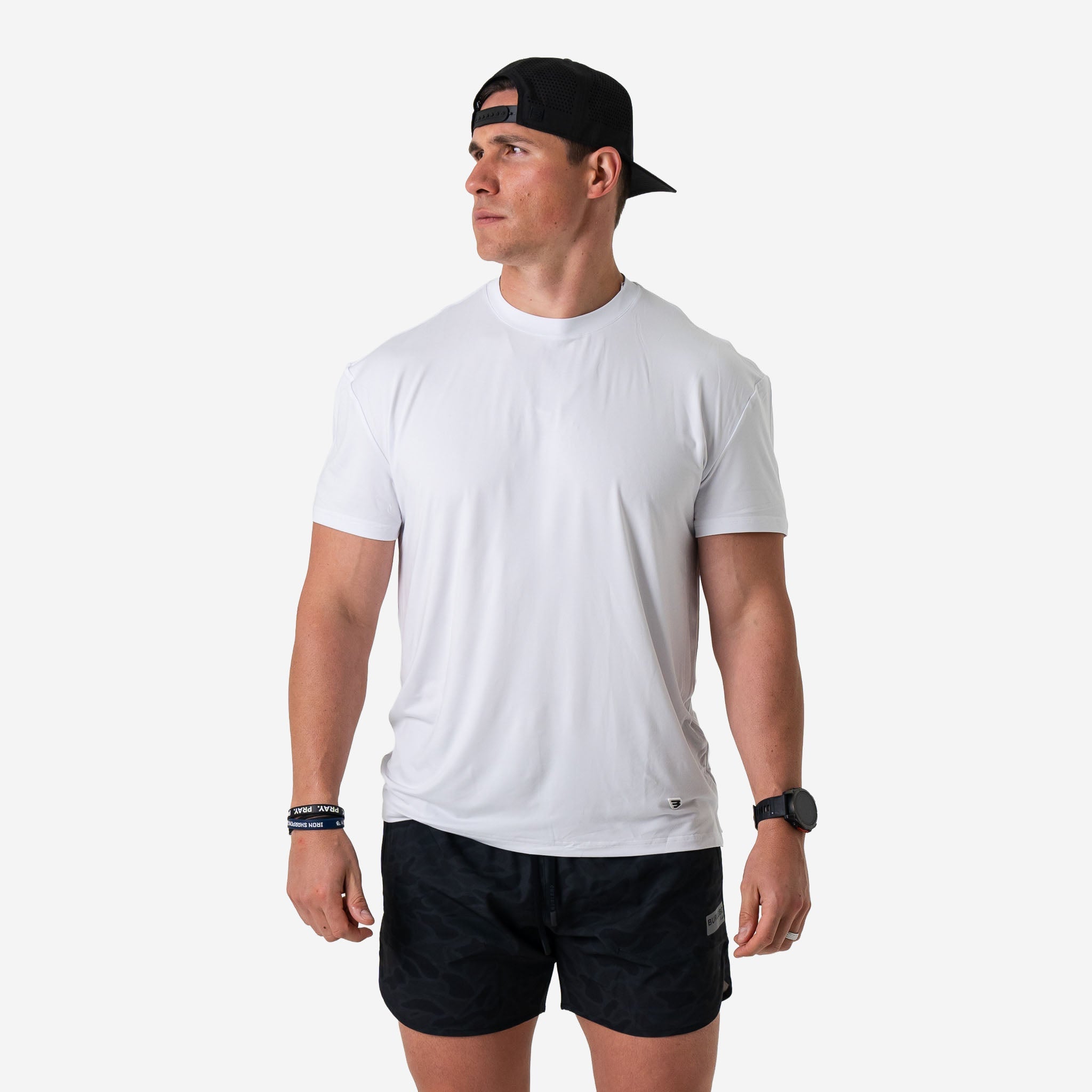 White Go To Tee