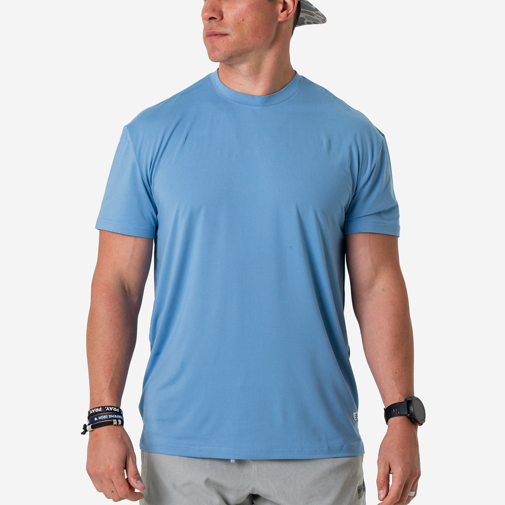 Steel Blue Go To Tee