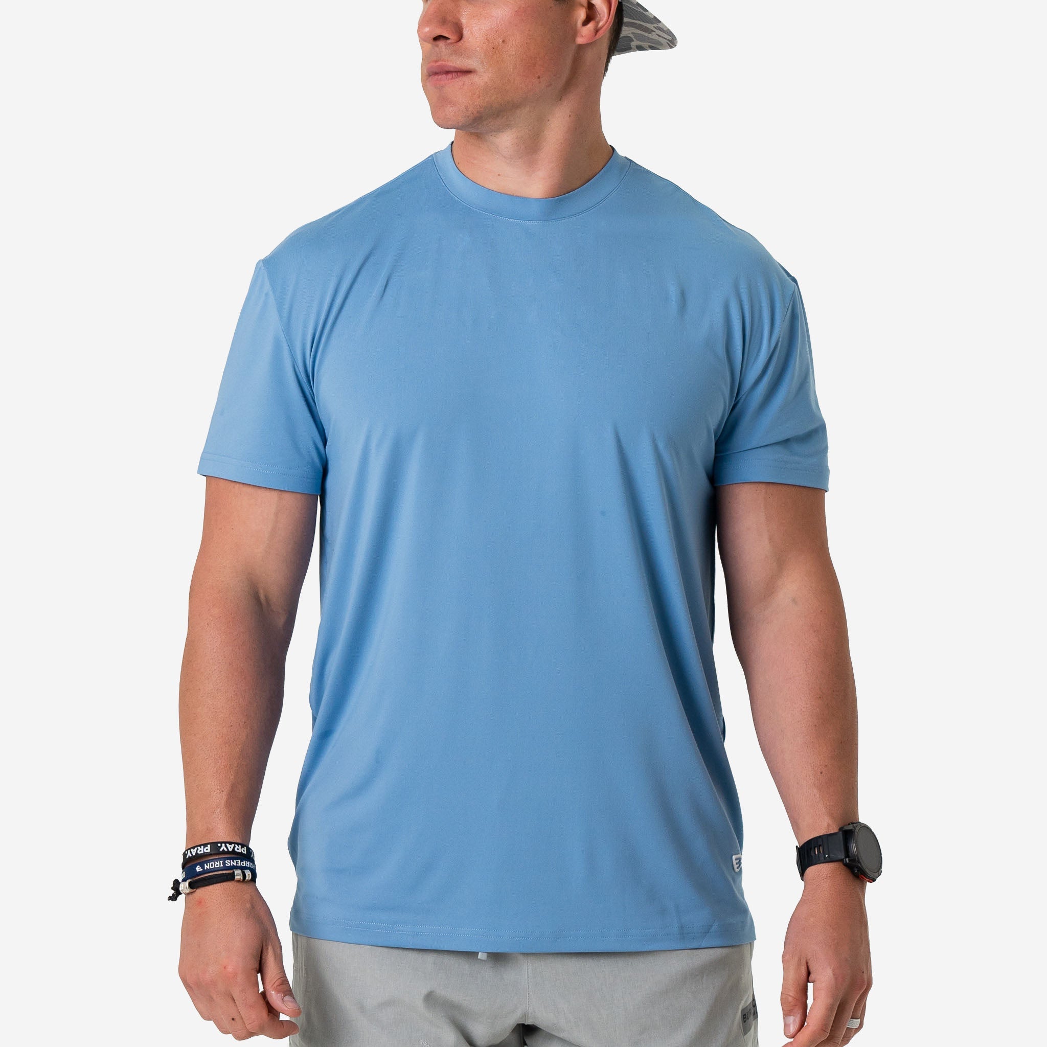Steel Blue Go To Tee
