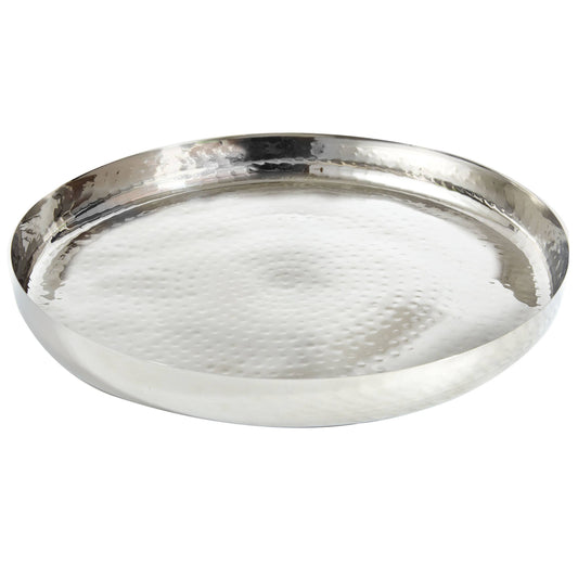 Hammered Round Tray, 13"