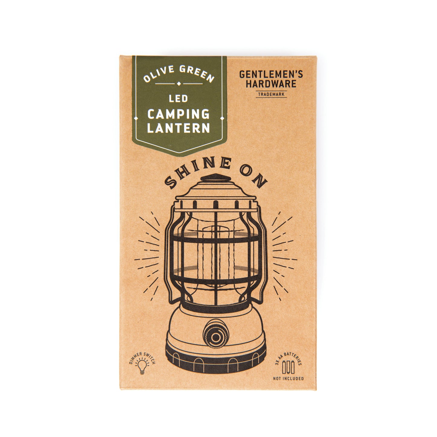 Camping Lantern - Olive Green