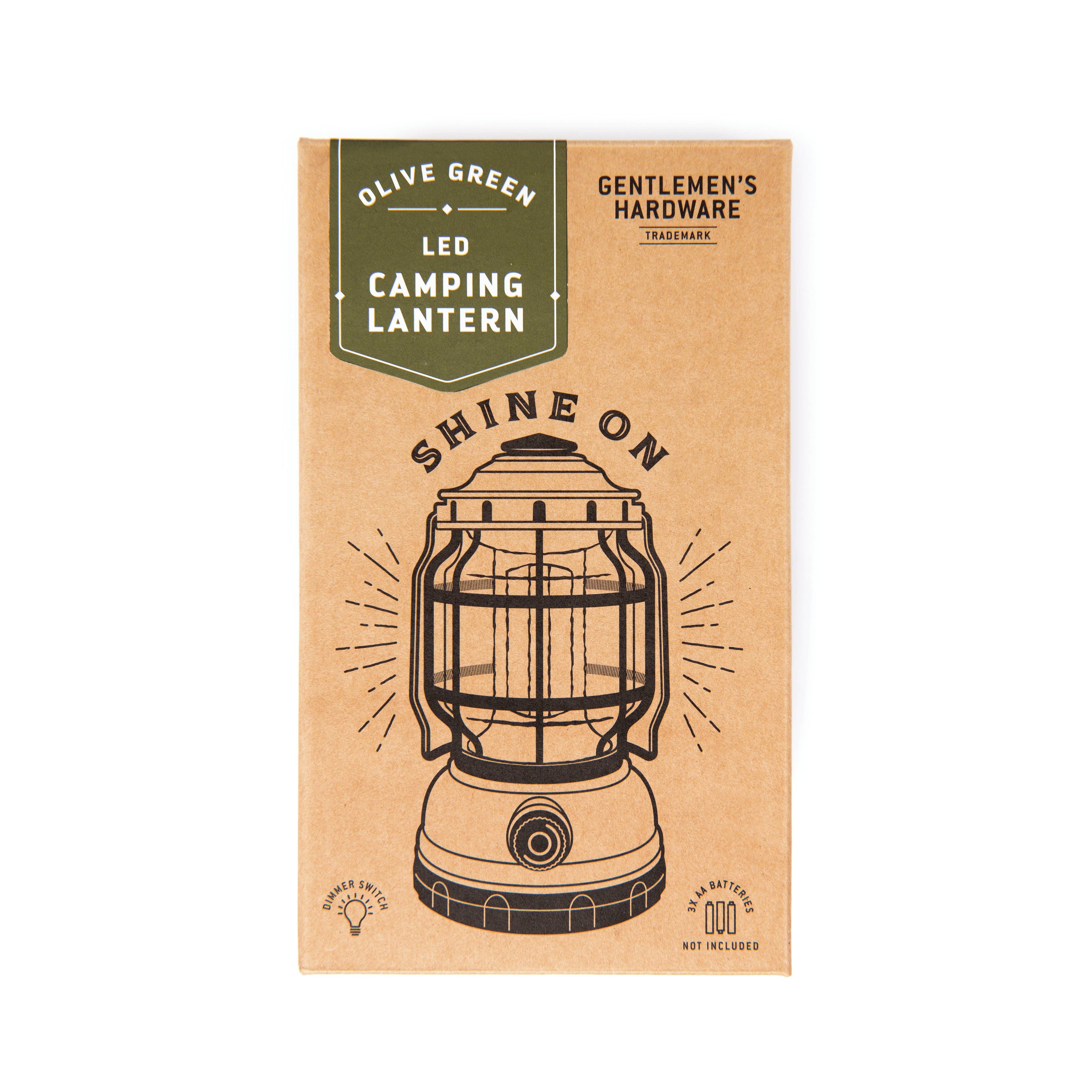 Camping Lantern - Olive Green