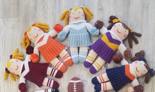 Cheerleader Knit Dolls